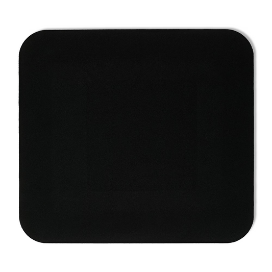 RNRUO Mouse Pad, 9.5 x 7.9 Inch, Non-Slip Natural Rubber Base, Black