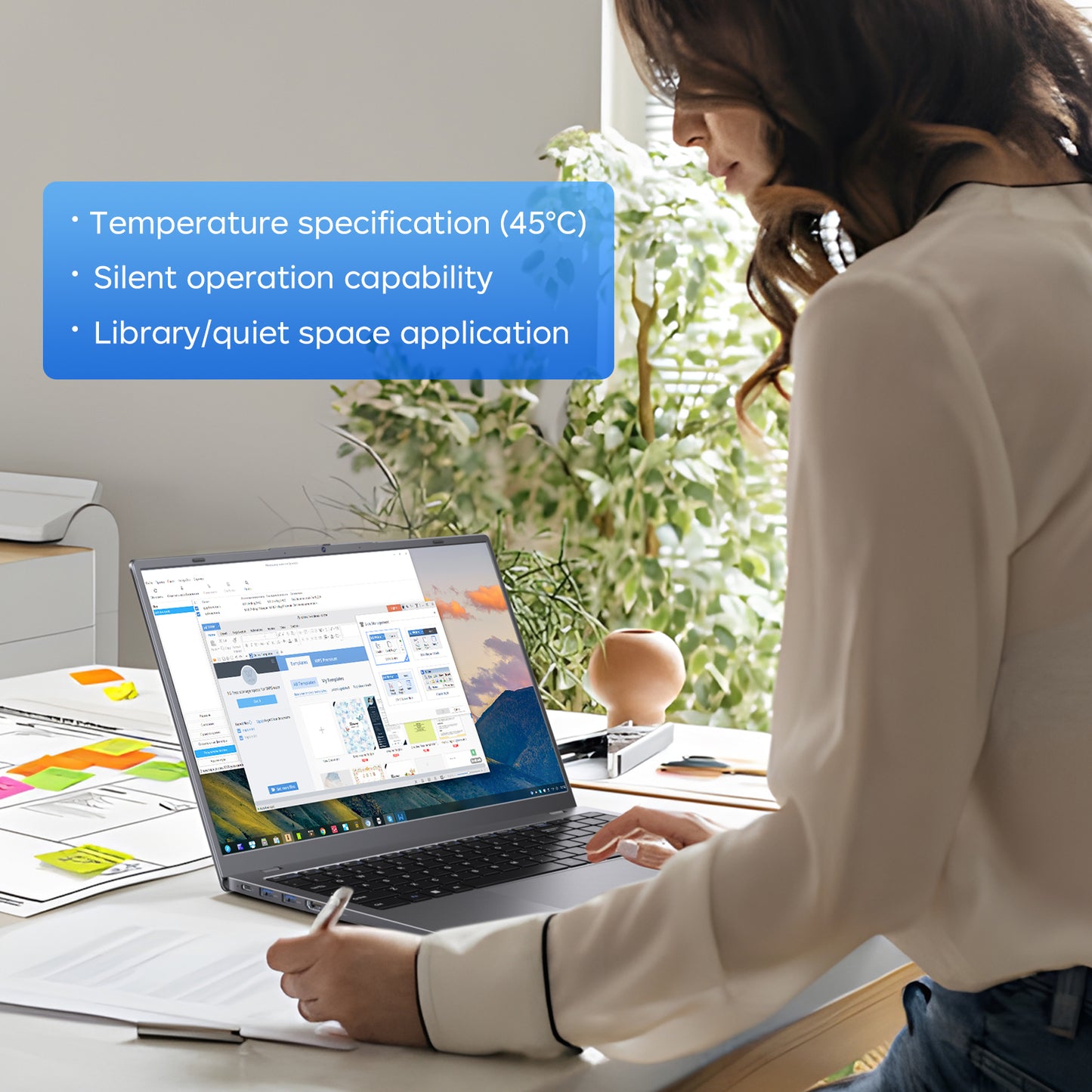 RNRUO 15.6" Windows 11 Laptop, 16GB RAM 512GB SSD, Intel Pentium Gold 6500Y with 2 Cores up to 3.4GHz, 1920x1080 FHD Display, WiFi5 BT5.0, PC Computer for Business, Study, Office